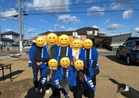 雪の中、無事に地鎮祭を終えました😊